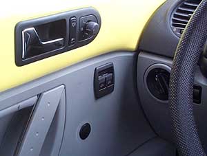 finised power windows in New Style Volkswagen Beetle